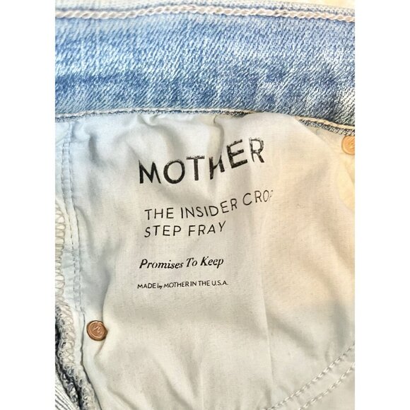 Mother The Insider Crop Step Fray Promises To Keep 27 - Picture 6 of 11